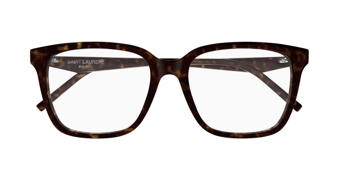Prescription glasses saint laurent sl m191/f 002 havana cat eye femenino size 54mm - Detailed view