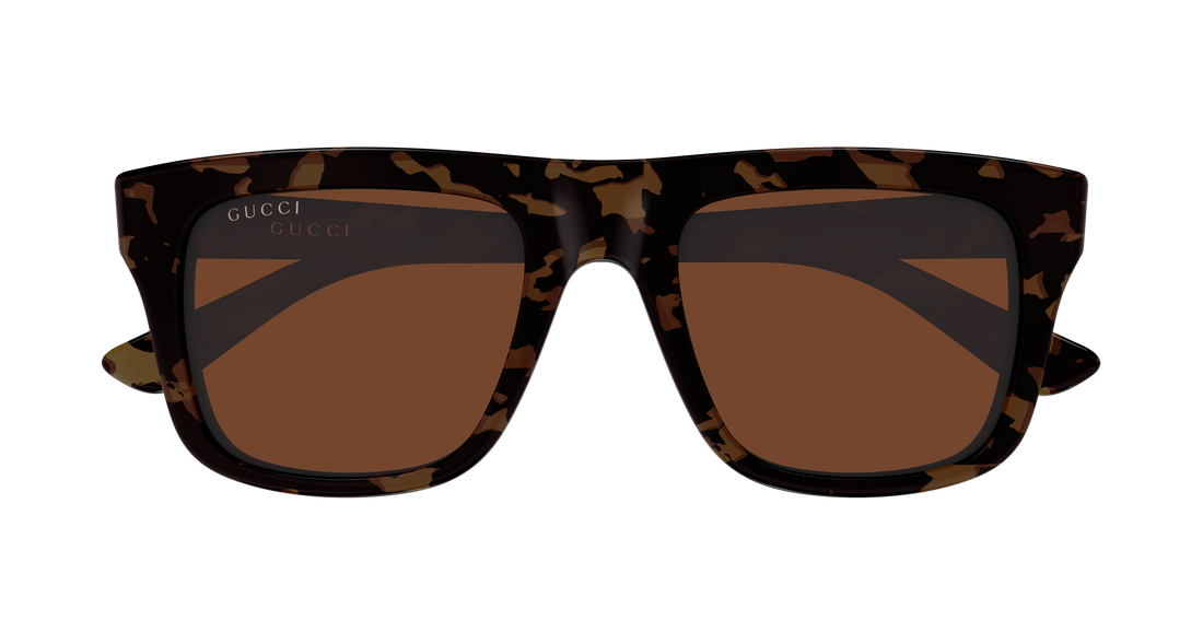 Solbriller gucci gg2242s 004 havana rectangular / squared masculino størrelse 51mm - Detaljeret visning