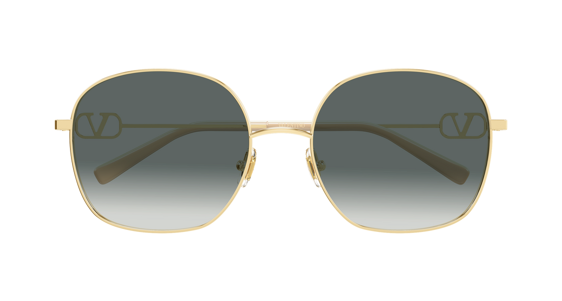 Sunglasses valentino vg0028s 001 dorado rectangular / squared femenino size 57mm - Detailed view
