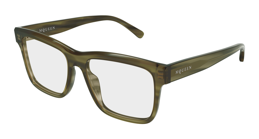 Gafas graduadas alexander mcqueen am0582o 003 havana rectangular / squared unisex talla 54mm - Vista principal