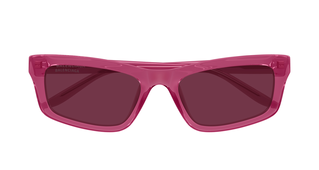 Occhiali da sole balenciaga bb0527s 004 rosa cat eye femenino taglia 56mm - Vista dettagliata