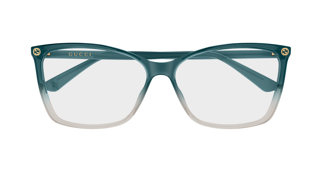 Occhiali da vista gucci gg0025o 019 gris cat eye femenino taglia 56mm - Vista dettagliata