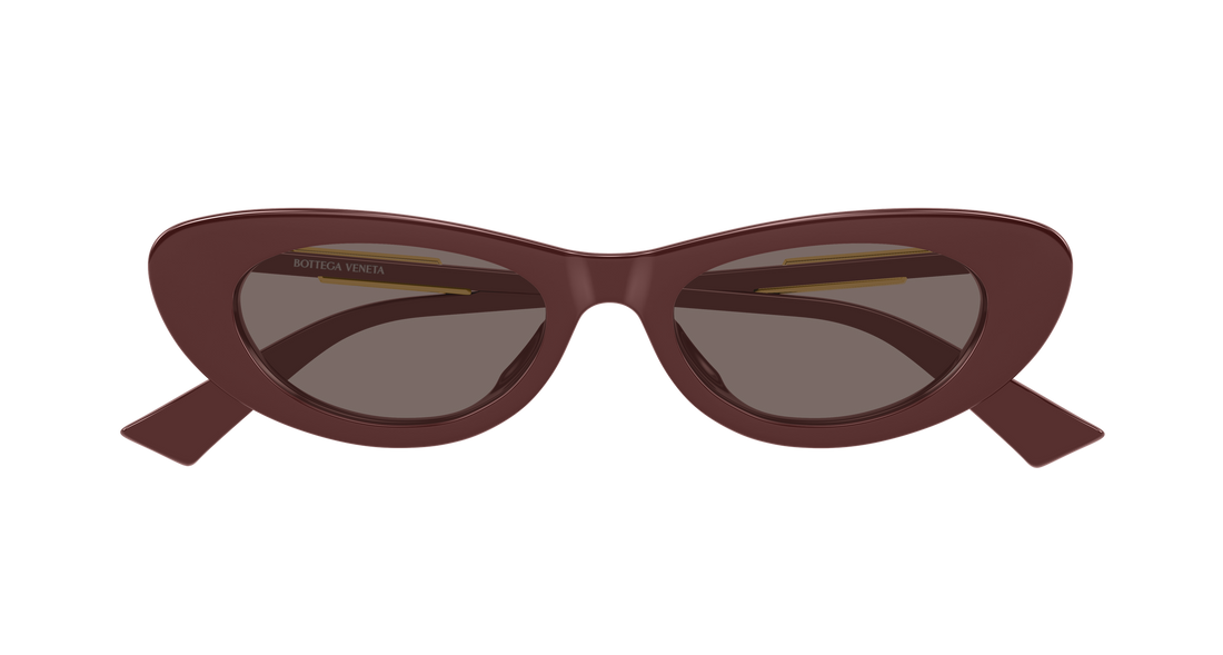 Lunettes de soleil bottega veneta bv1447s 003 burdeos cat eye femenino taille 51mm - Vue détaillée
