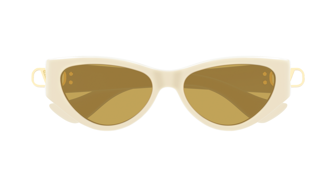 Occhiali da sole valentino vg0014s 004 beige cat eye femenino taglia 54mm - Vista dettagliata