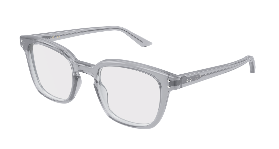 Occhiali da vista gucci gg2132o 011 gris rectangular / squared masculino taglia 55mm - Vista principale