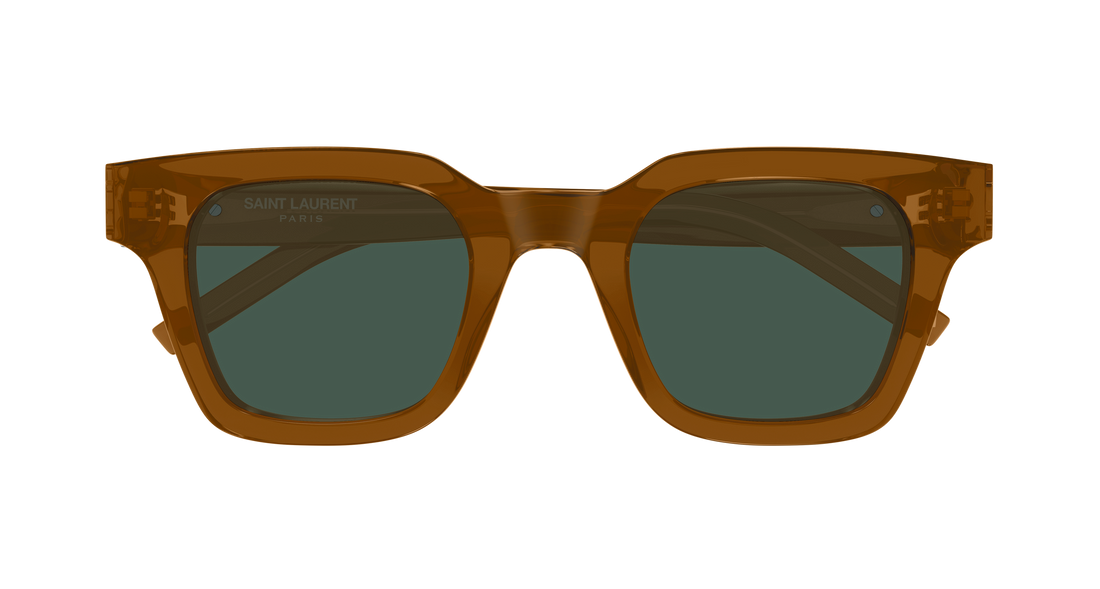 Óculos de sol saint laurent sl m157 005 marron rectangular / squared unisex tamanho 47mm - Vista de detalhe
