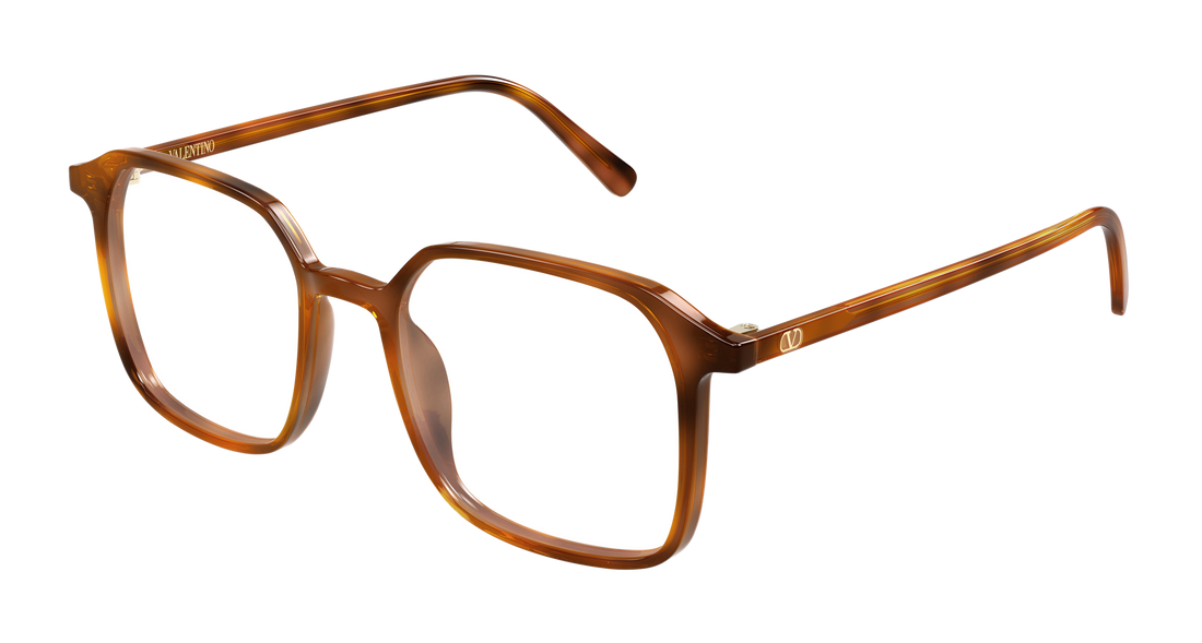 Brillen valentino vg0022o 006 havana rectangular / squared femenino größe 49mm - Hauptansicht