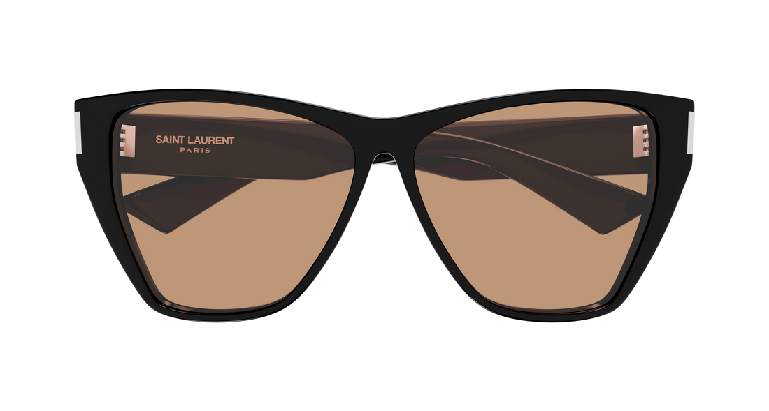 Óculos de sol saint laurent sl 927 005 negro cat eye femenino tamanho 60mm - Vista de detalhe