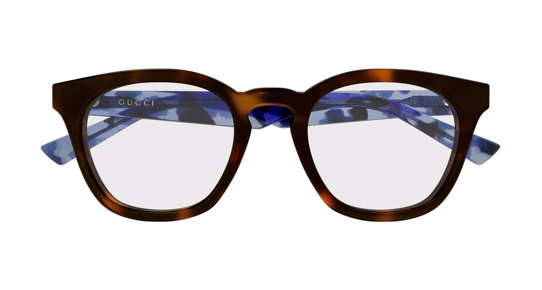 Brillen gucci gg2185o 003 havana round/oval/panthos masculino größe 50mm - Detailansicht