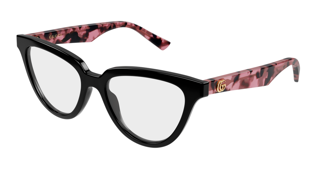 Brillen gucci gg2179o 003 negro cat eye femenino größe 52mm - Hauptansicht