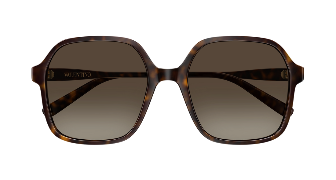 Sunglasses valentino vg0018s 002 havana rectangular / squared femenino size 56mm - Detailed view