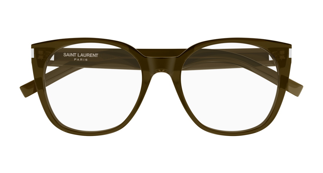 Brillen saint laurent sl 897 006 marron cat eye femenino größe 55mm - Detailansicht