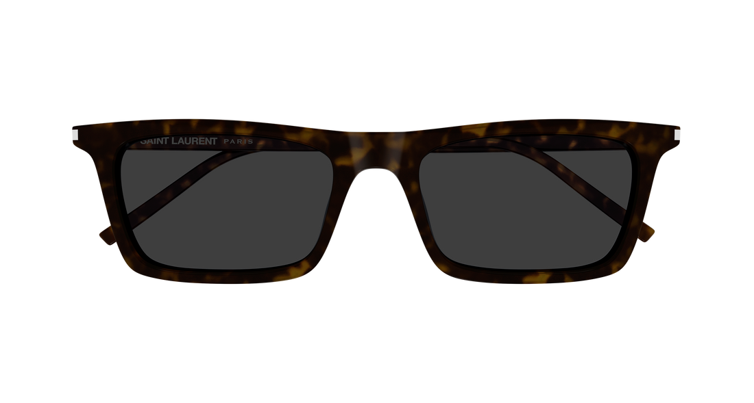 Sunglasses saint laurent sl 890 betty thin 002 havana rectangular / squared unisex size 54mm - Detailed view