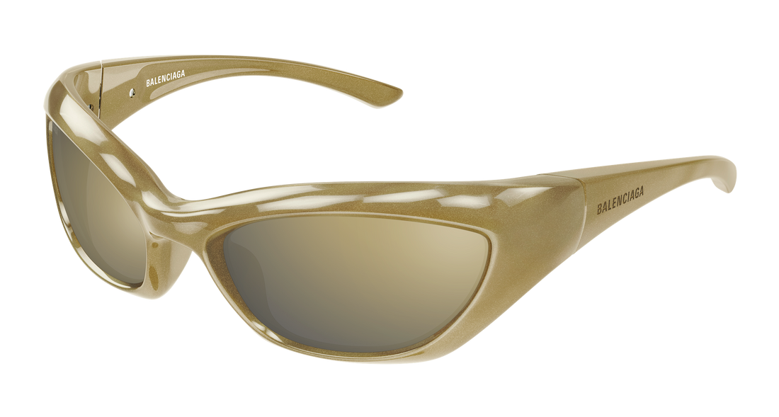 Sunglasses balenciaga bb0463s 002 verde geometrical/directional unisex size 65mm - Main view