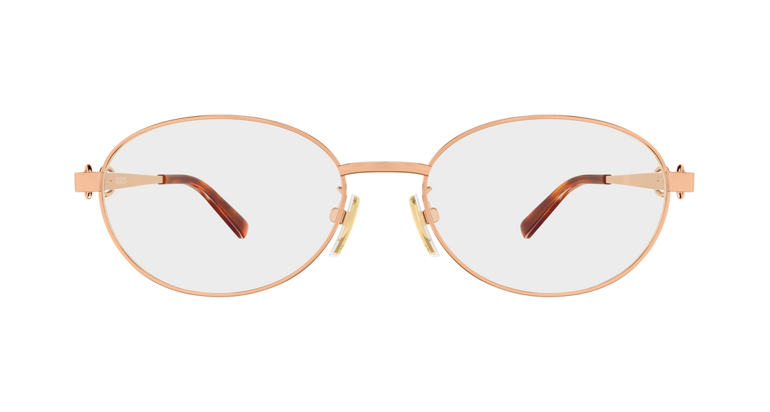 Glasögon gucci gg2221ok 003 dorado round/oval/panthos femenino storlek 53mm - Detaljvy