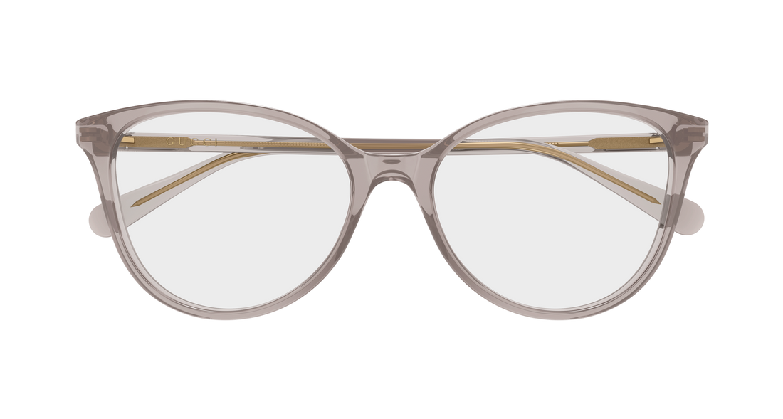 Brillen gucci gg1359o 009 gris cat eye femenino größe 54mm - Detailansicht