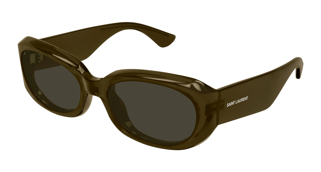 Óculos de sol saint laurent sl 868 005 marron rectangular / squared femenino tamanho 57mm - Vista principal