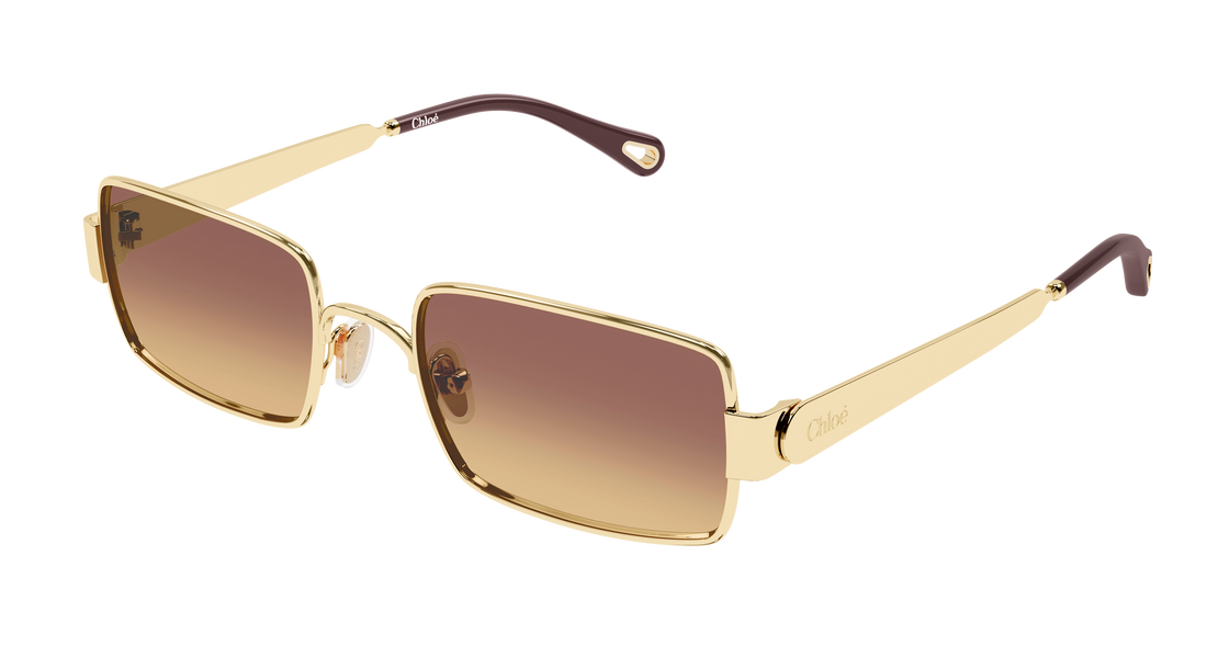 Occhiali da sole chloé ch0354s 002 dorado rectangular / squared femenino taglia 53mm - Vista principale