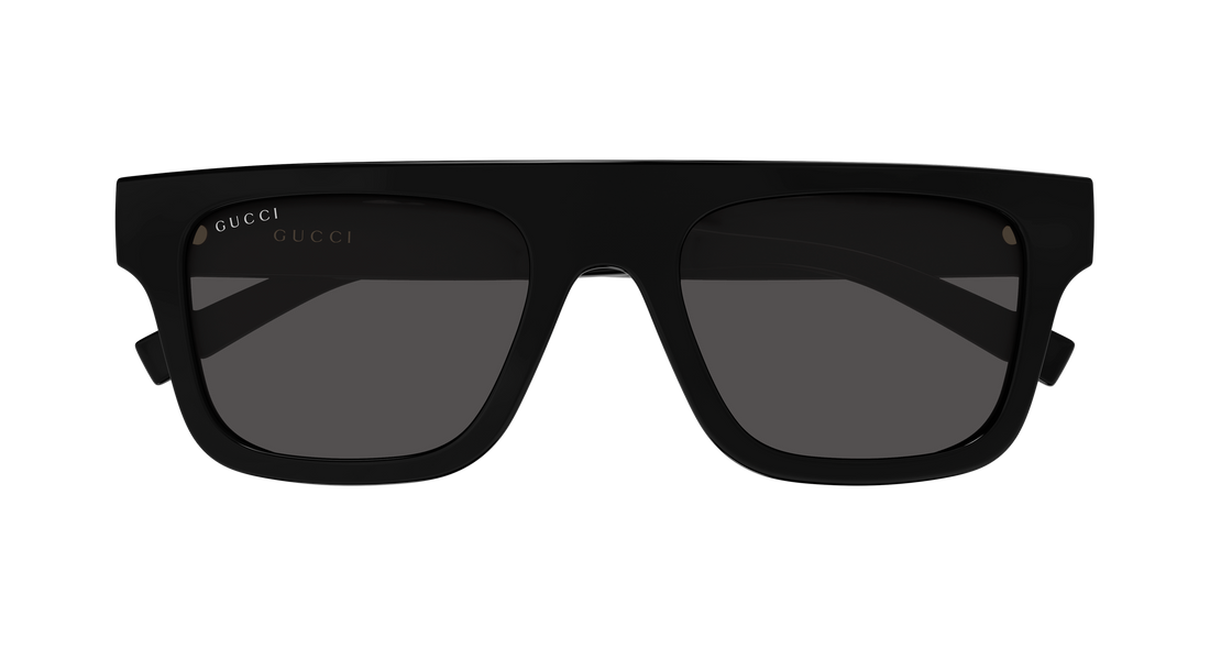 Lunettes de soleil gucci gg2235s 001 negro rectangular / squared masculino taille 53mm - Vue détaillée