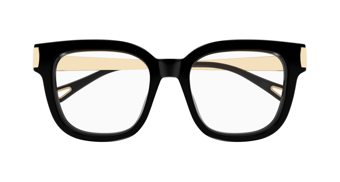 Brillen chloé ch0353o 001 negro rectangular / squared femenino größe 52mm - Detailansicht