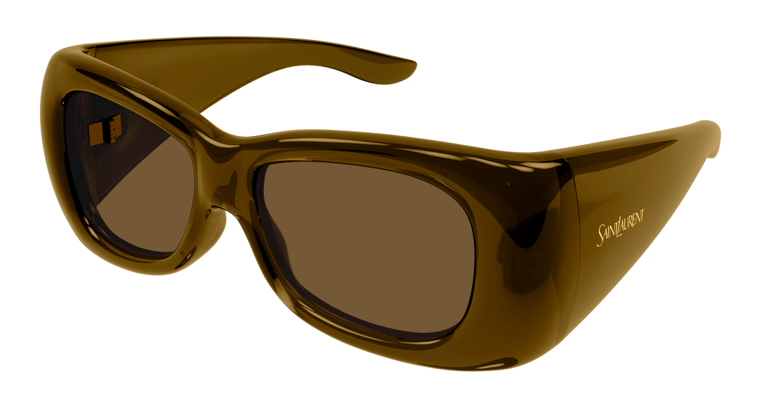 Sonnenbrillen saint laurent sl 901 howl 004 marron rectangular / squared unisex größe 61mm - Hauptansicht