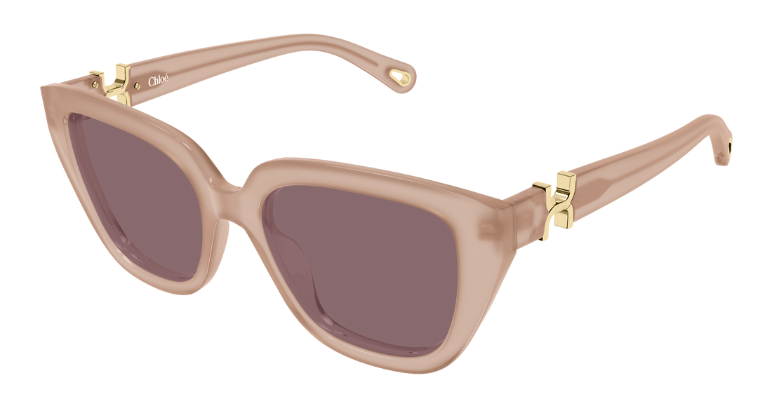 Óculos de sol chloé ch0410s 005 rosa cat eye femenino tamanho 53mm - Vista principal