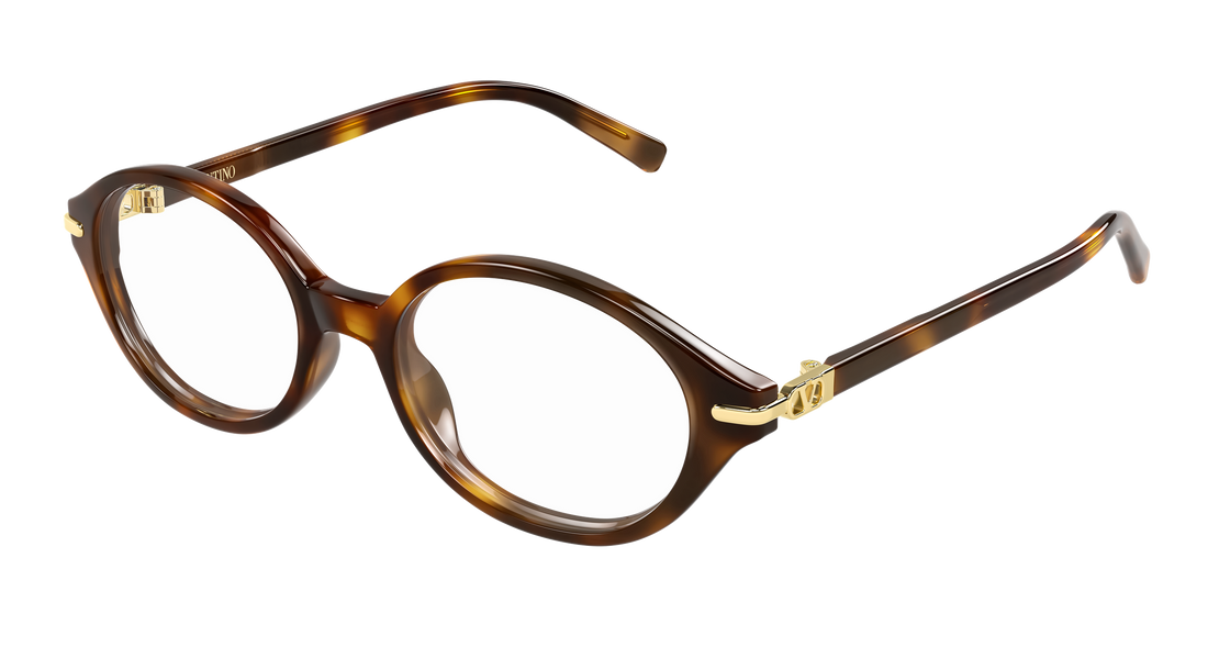 Occhiali da vista valentino vg0049o 002 havana round/oval/panthos femenino taglia 50mm - Vista principale