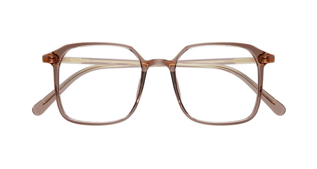 Occhiali da vista valentino vg0022o 004 beige rectangular / squared femenino taglia 49mm - Vista dettagliata