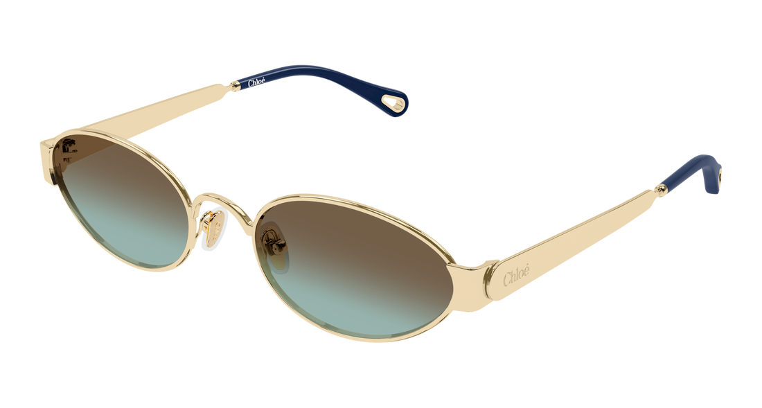 Occhiali da sole chloé ch0355s 003 dorado round/oval/panthos femenino taglia 54mm - Vista principale