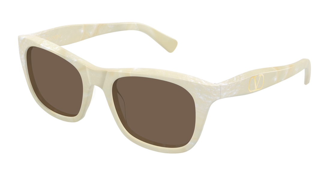 Sunglasses valentino vg0013sk 003 beige rectangular / squared femenino size 55mm - Main view