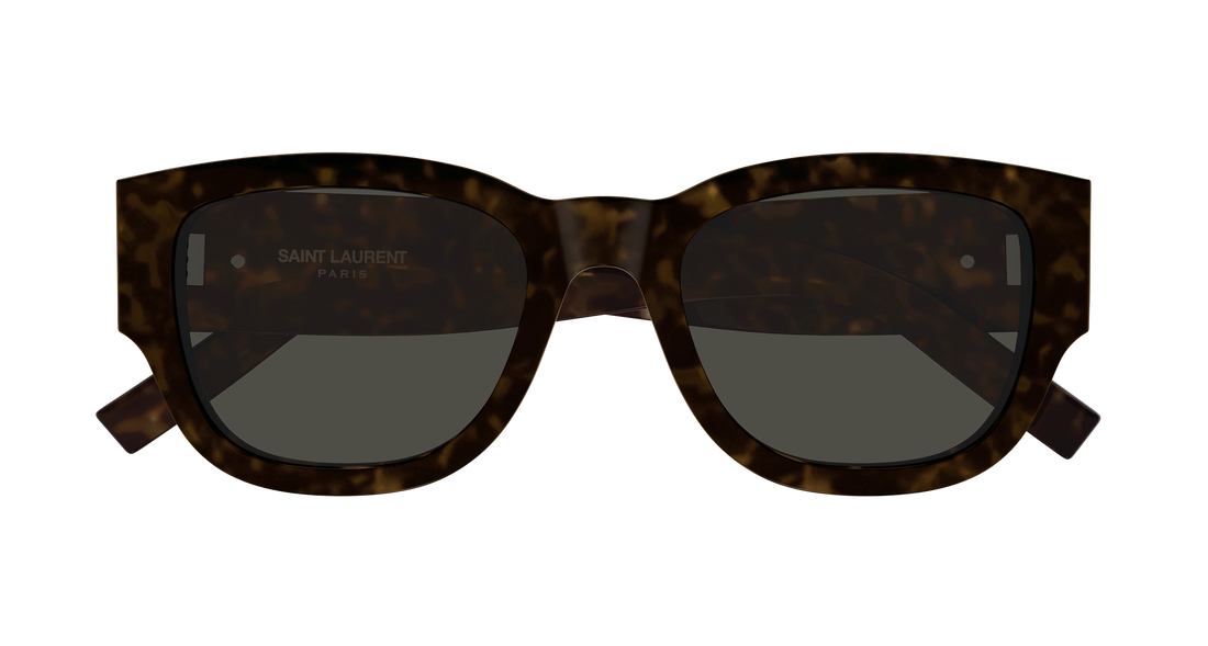 Óculos de sol saint laurent sl m174 002 havana cat eye femenino tamanho 53mm - Vista de detalhe