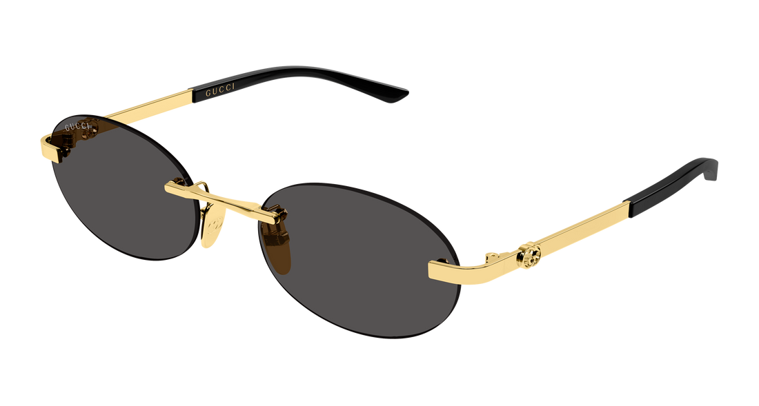 Lunettes de soleil gucci gg2214s 001 dorado round/oval/panthos femenino taille 55mm - Vue principale