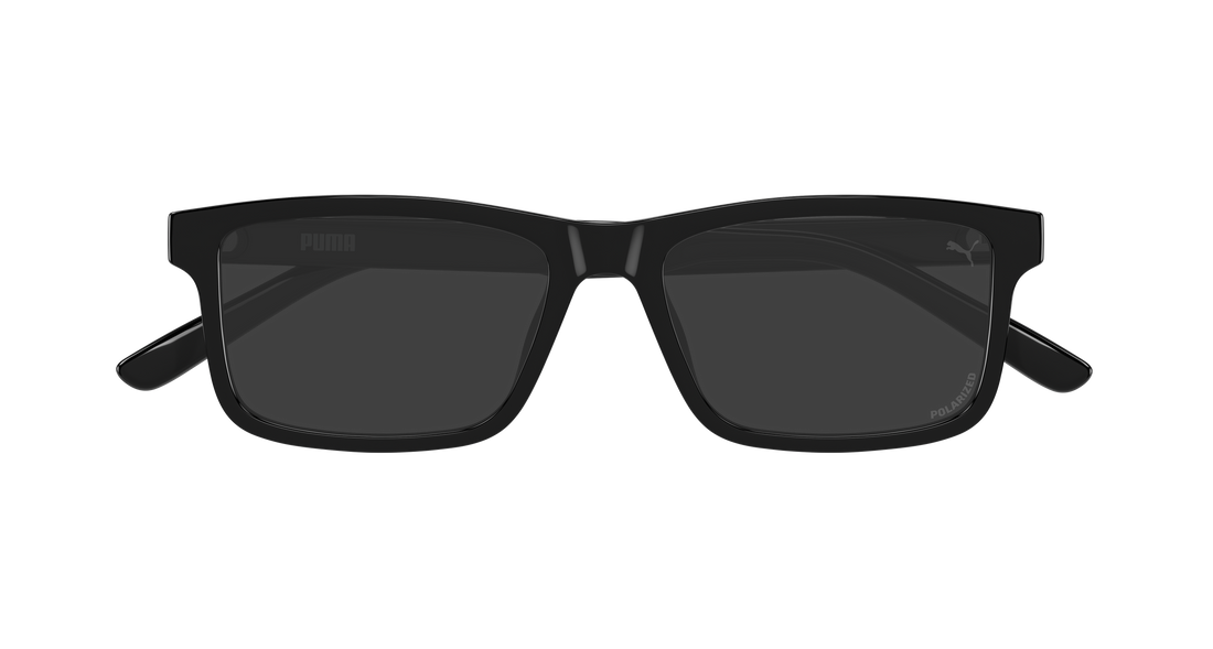 Sunglasses puma pu0544s 001 negro rectangular / squared masculino size 55mm - Detailed view