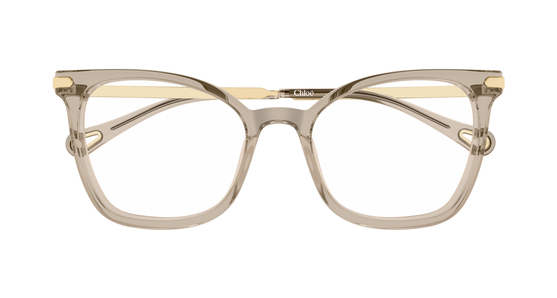 Briller chloé ch0360o 004 marron rectangular / squared femenino størrelse 53mm - Detaljeret visning
