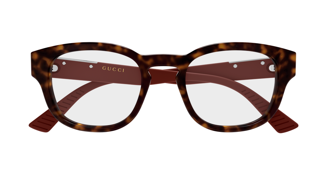 Brillen gucci gg2090o 003 havana round/oval/panthos masculino größe 50mm - Detailansicht