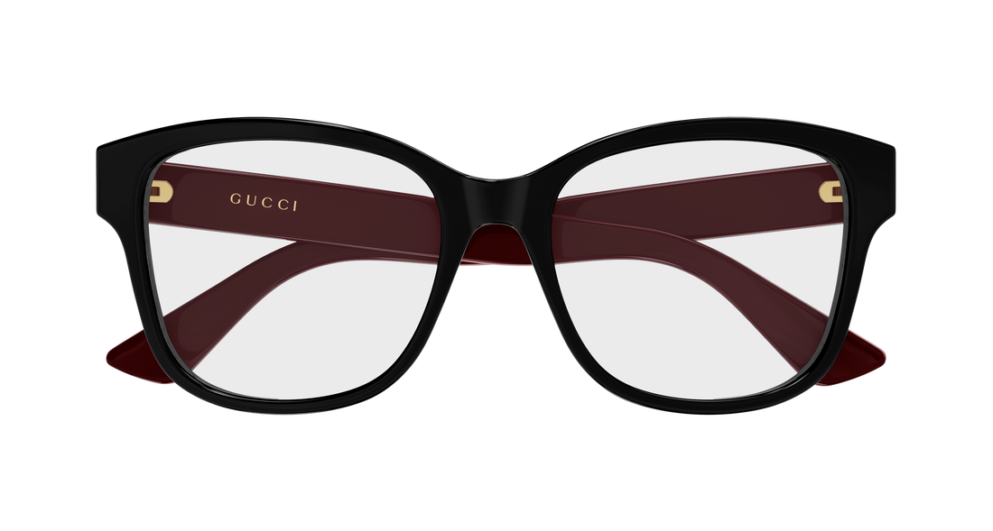 Occhiali da vista gucci gg1340o 009 negro rectangular / squared femenino taglia 54mm - Vista dettagliata