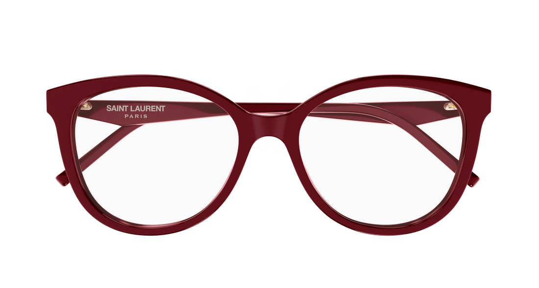 Prescription glasses saint laurent sl m184 010 rojo cat eye femenino size 55mm - Detailed view