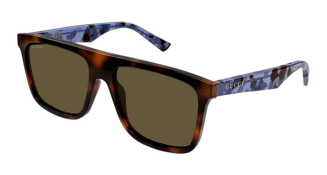 Lunettes de soleil gucci gg2182s 003 havana rectangular / squared masculino taille 57mm - Vue principale
