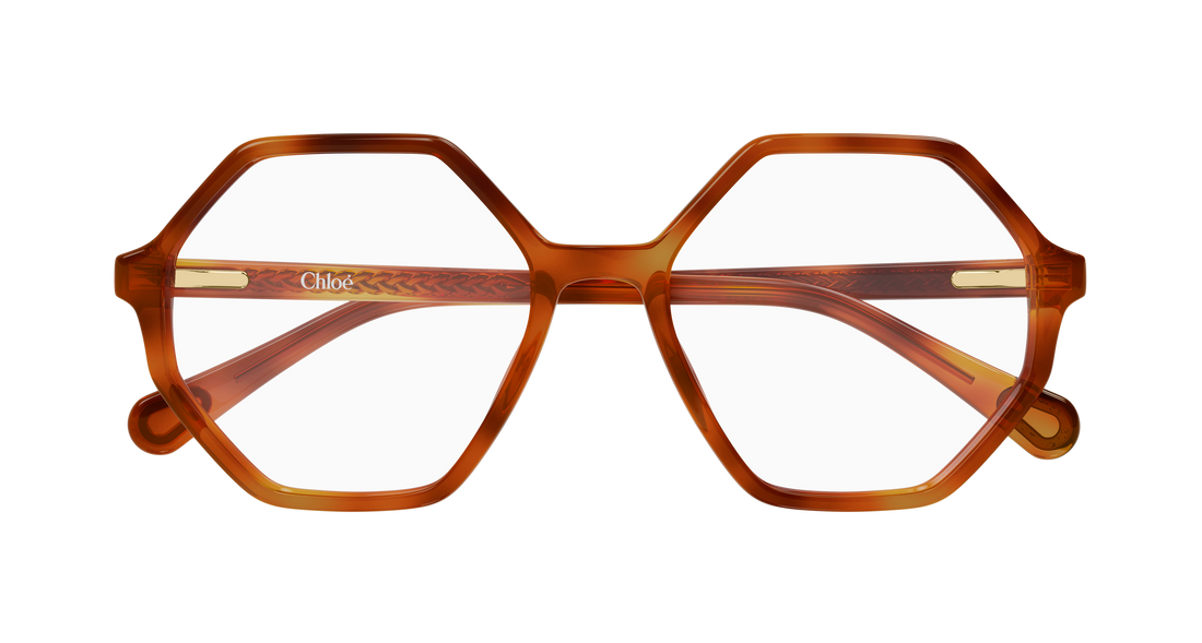 Briller chloé cc0005o 007 havana geometrical/directional infantil størrelse 49mm - Detaljeret visning