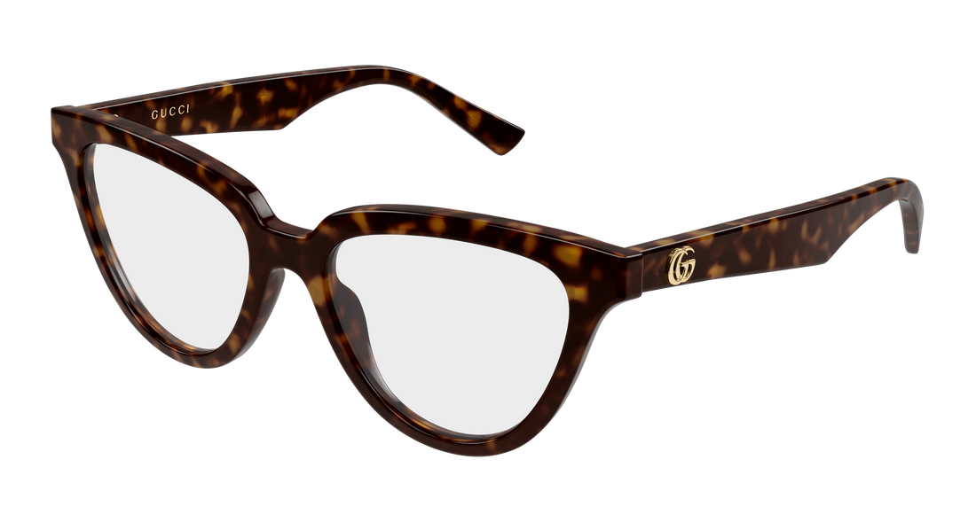 Brillen gucci gg2179o 002 havana cat eye femenino größe 52mm - Hauptansicht