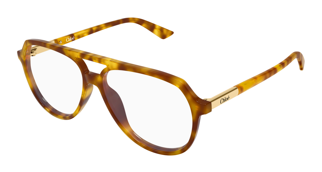 Brillen chloé ch0366o 003 havana pilot/navigator femenino größe 57mm - Hauptansicht