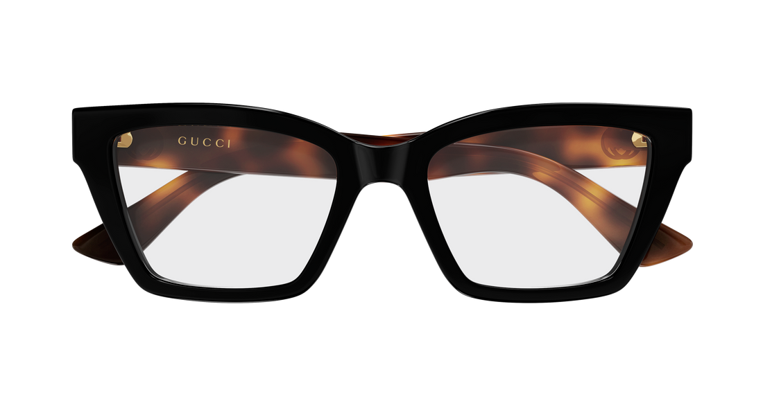 Briller gucci gg1715o 018 negro cat eye femenino størrelse 53mm - Detaljeret visning