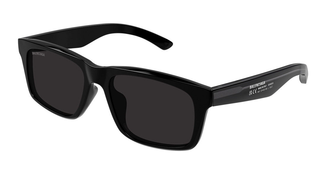 Sunčane naočale balenciaga bb0469sa 001 negro rectangular / squared masculino veličina 57mm - Glavni prikaz