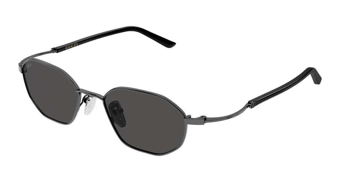Óculos de sol gucci gg2257s 001 plateado geometrical/directional unisex tamanho 49mm - Vista principal