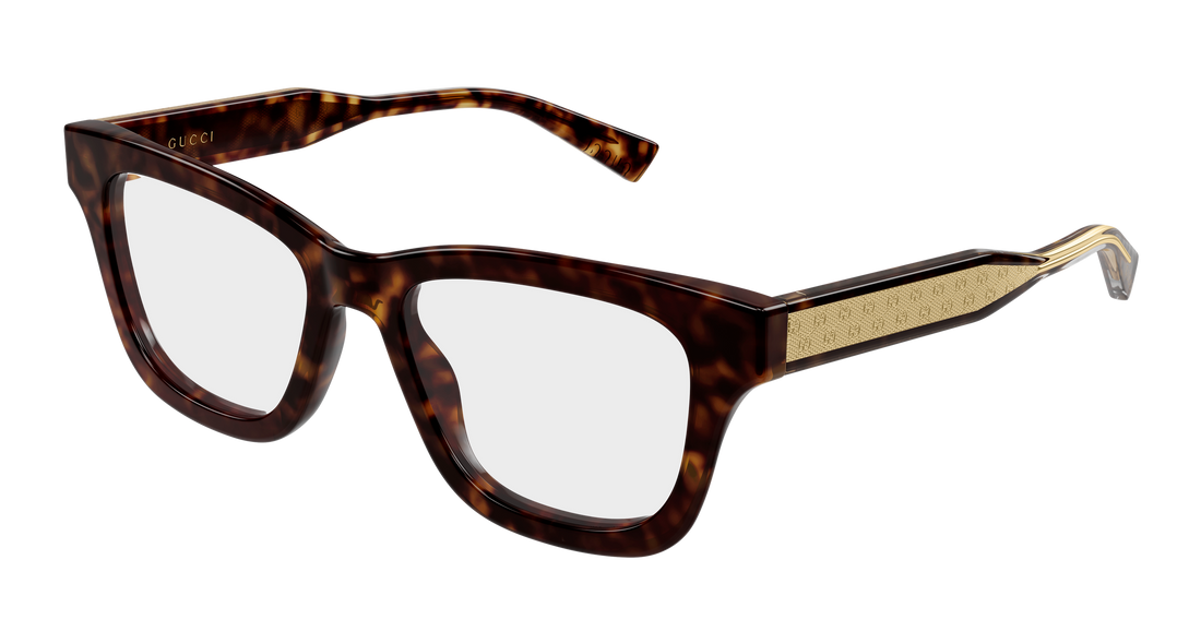 Occhiali da vista gucci gg2066o 006 havana cat eye femenino taglia 51mm - Vista principale
