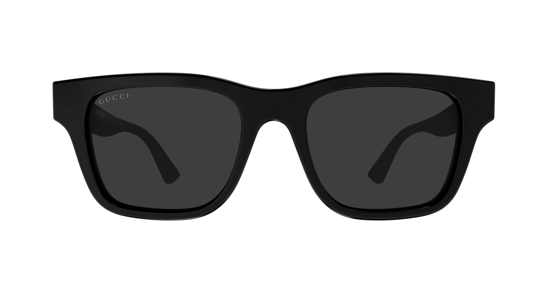Lunettes de soleil gucci gg2089s 001 negro rectangular / squared masculino taille 52mm - Vue détaillée