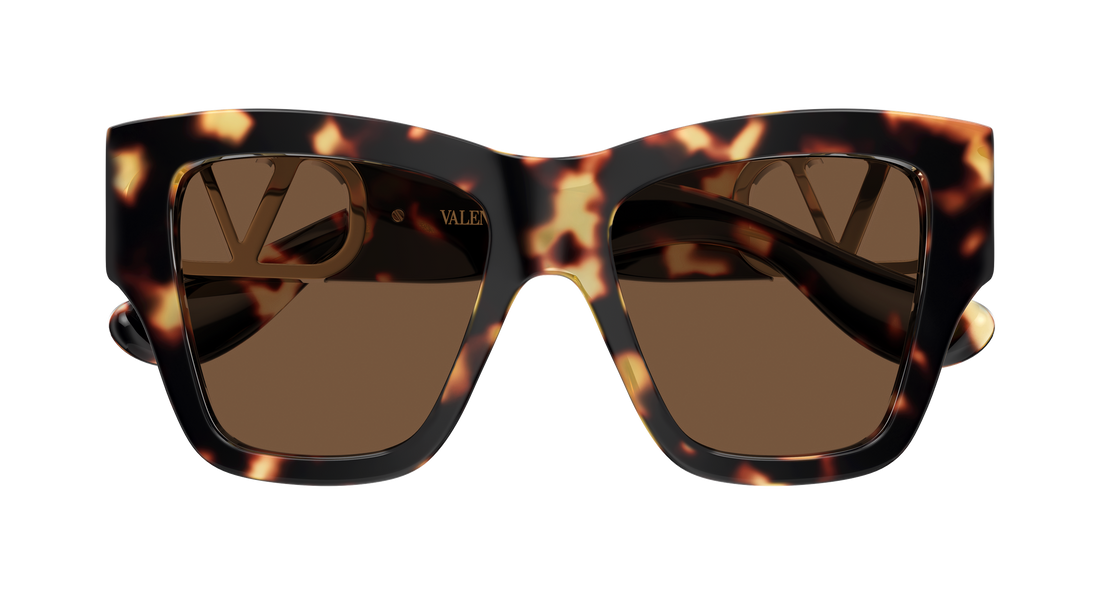 Occhiali da sole valentino vg0052s 003 havana butterfly femenino taglia 53mm - Vista dettagliata