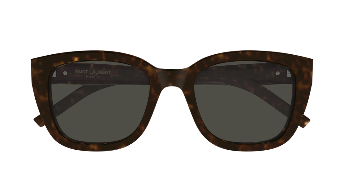 Óculos de sol saint laurent sl m176 002 havana cat eye femenino tamanho 53mm - Vista de detalhe
