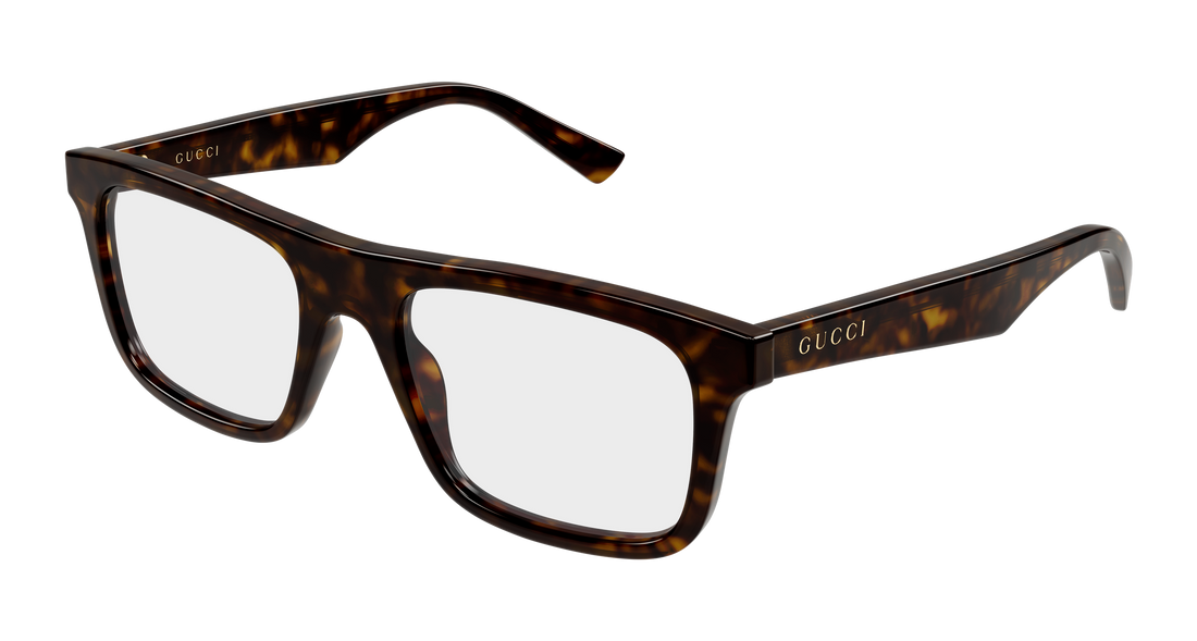 Occhiali da vista gucci gg2184o 006 havana rectangular / squared masculino taglia 55mm - Vista principale