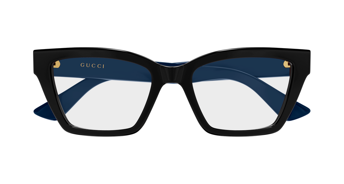 Occhiali da vista gucci gg1715o 009 negro cat eye femenino taglia 53mm - Vista dettagliata